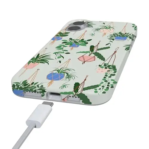 Casely iPhone 16 Ğıläfi | Hanging Around | Gülli Tuvaklar | MagSafe Bilan Mos | Klassik Ultra Yupqa Dizayn - 5