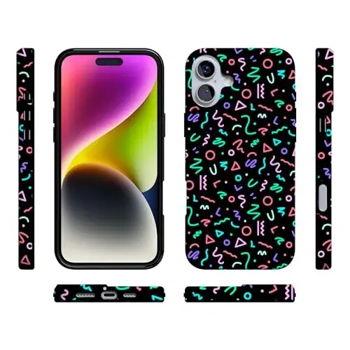 Casely iPhone 16 Gʻilofi | Always Vibing | Retro | MagSafe bilan mos keladi | Klassik Ultra Yupqa Dizayn - 6