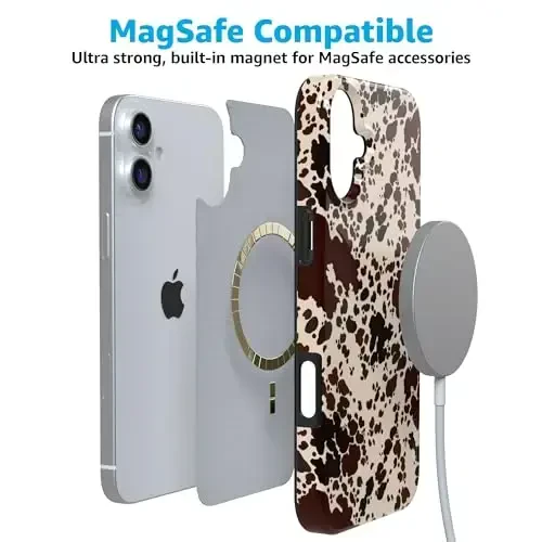 Casely iPhone 16 G'ilofi | Cowgirl Hasadi | Sigir Boshi | Klassik Ultra Yupqa G'ilof Dizayni | MagSafe bilan mos keladi - 4