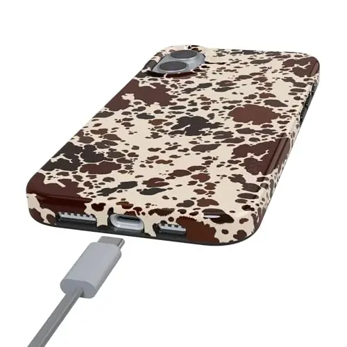 Casely iPhone 16 G'ilofi | Cowgirl Hasadi | Sigir Boshi | Klassik Ultra Yupqa G'ilof Dizayni | MagSafe bilan mos keladi - 7