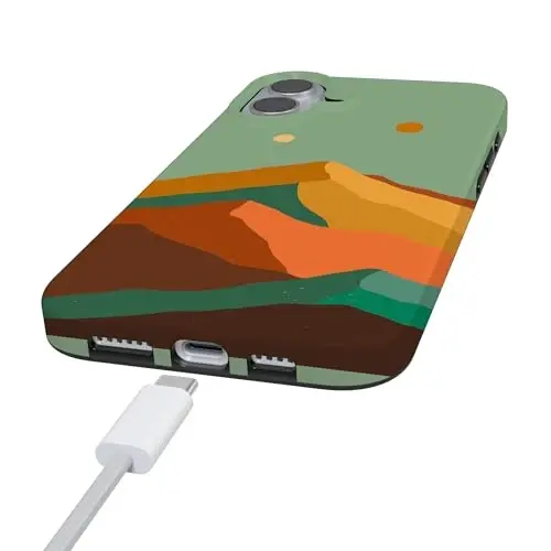 Casely iPhone 16 G‘ilofi | Endless Peaks | Colorblock Tog‘ | MagSafe bilan mos keladi | Klassik O‘ta Yupqa Dizayn - 5