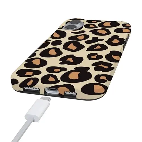 Casely iPhone 16 Gʻilofi | Into the Wild | Leopard Print | MagSafe bilan mos keladi | Klassik Ultra Yupqa Dizayn - 5