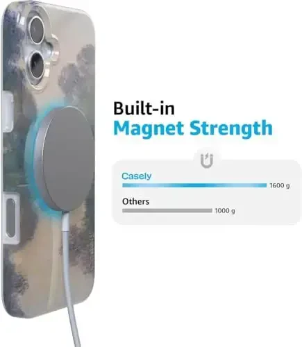 Casely iPhone 16 G'ilofi | Monening Ertaligi | Cheklangan Nashrdagi Telefon G'ilofi | Klassik Ultra Yupqa Dizayn | MagSafe bilan mos - 6