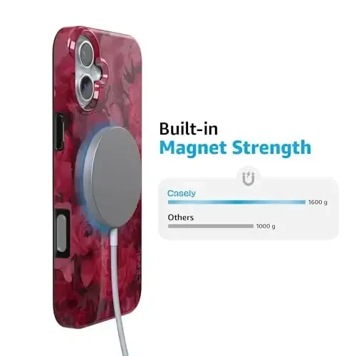 Casely iPhone 16 G'ilofi | Romantik Roman | Xira Gul | MagSafe bilan mos | Klassik Ultra Yupqa G'ilof - 3