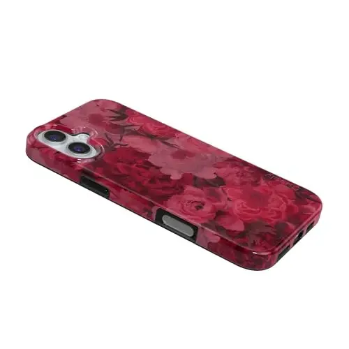 Casely iPhone 16 G'ilofi | Romantik Roman | Xira Gul | MagSafe bilan mos | Klassik Ultra Yupqa G'ilof - 7