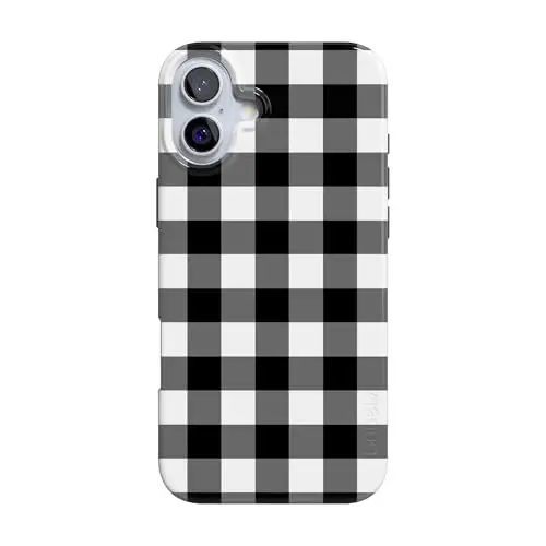Casely iPhone 16 Case | Check Me Out | Checkerboard | Compatible with MagSafe | Classic Ultra Slim Design 