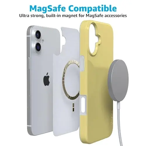 Casely iPhone 16 Kılıf | Butter Me Up | Tereyağı Sarısı | MagSafe ile Uyumlu | Klasik Ultra İnce Tasarım - 4