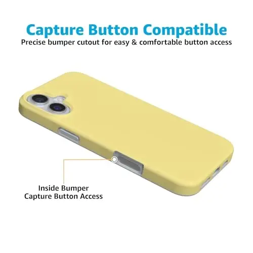Casely iPhone 16 Kılıf | Butter Me Up | Tereyağı Sarısı | MagSafe ile Uyumlu | Klasik Ultra İnce Tasarım - 5