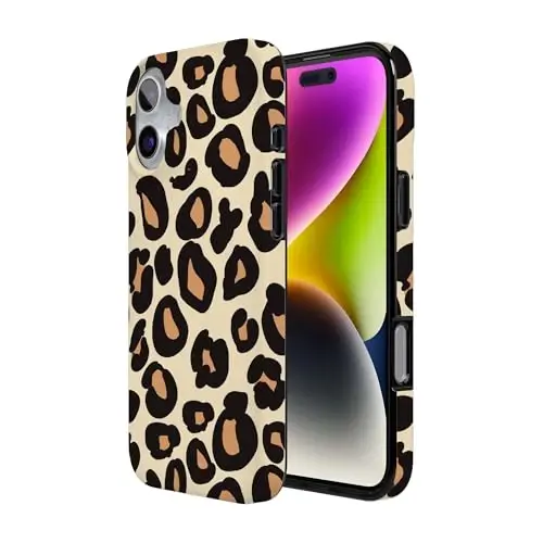 Casely iPhone 16 Case | Into the Wild | Leopard Print | Compatible with MagSafe | Classic Ultra Slim Design - 3