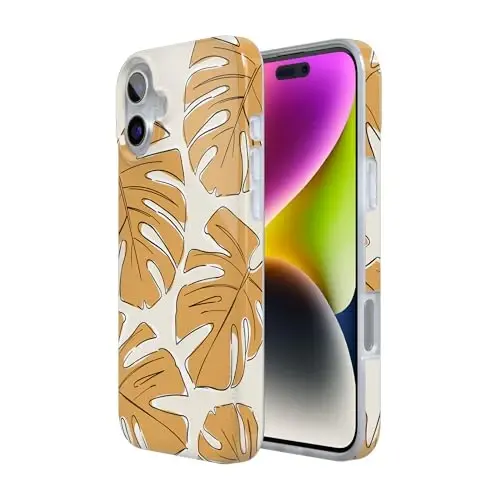 Casely iPhone 16 Kılıf | Island Time | Tropikal Yapraklar Çiçekli | MagSafe ile Uyumlu | Klasik Ultra İnce Tasarım - 2