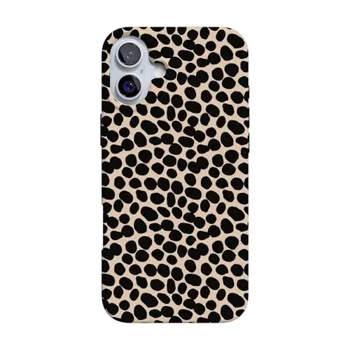 Casely iPhone 16 Case | Lost in Spots | Cheetah Print | Compatible with MagSafe | Classic Ultra Slim Design 