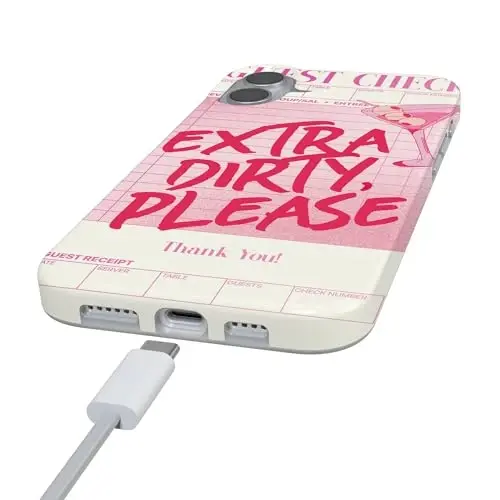 Casely iPhone 16 Case | Extra Dirty Please | Fun on Weekdays | Compatible with MagSafe | Classic Ultra Slim Design - 5
