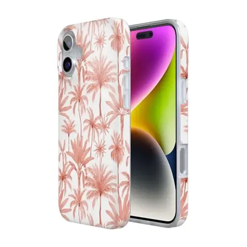 Casely iPhone 16 Case | Perfect Paradise | Tropical Palm Tree Floral | Compatible with MagSafe | Classic Ultra Slim Design - 2
