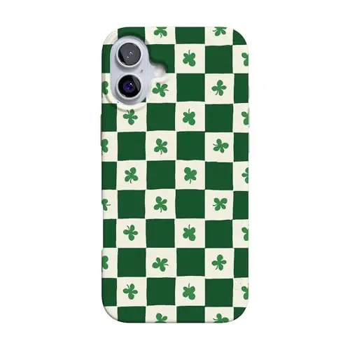 Casely iPhone 16 Case | Lucky You | Shamrock | Compatible with MagSafe | Classic Ultra Slim Design 