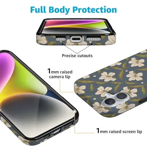 Casely iPhone 16 Case | The Boyfriend Collection | Lei'd Back | Compatible with MagSafe | Classic Ultra Slim Design - 2