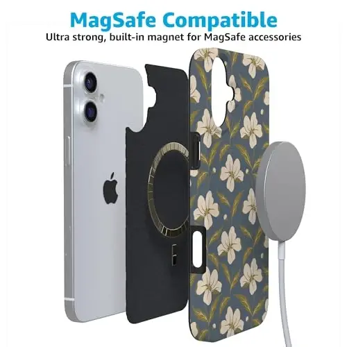 Casely iPhone 16 Case | The Boyfriend Collection | Lei'd Back | Compatible with MagSafe | Classic Ultra Slim Design - 4