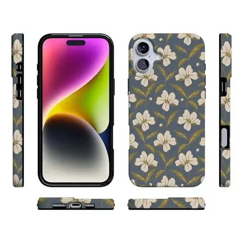 Casely iPhone 16 Case | The Boyfriend Collection | Lei'd Back | Compatible with MagSafe | Classic Ultra Slim Design - 6