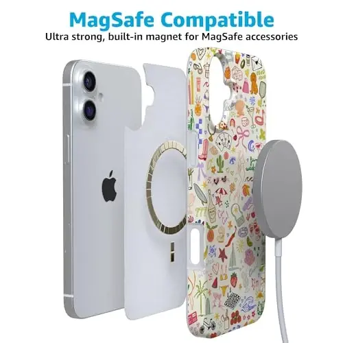 Casely iPhone 16 Kılıf | Tüm Eğlenceli Şeyler | Hafta İçin Eğlencesi | MagSafe Uyumlu | Klasik Ultra İnce Tasarım - 4