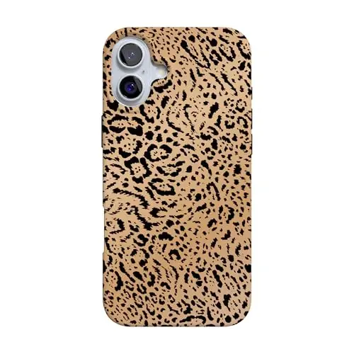 Casely iPhone 16 Case | Born to Be Wild | Jaguar Print | Compatible with MagSafe | Classic Ultra Slim Design 