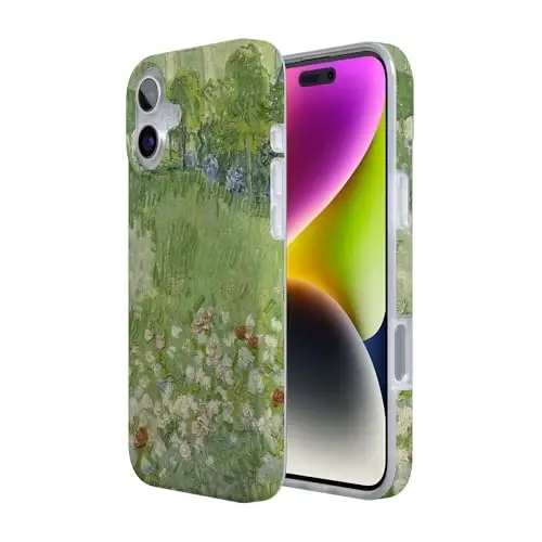 Casely iPhone 16 Case | Van Gogh | Vincent's Admired Garden | Compatible with MagSafe | Classic Ultra Slim Design - CASELY (1)