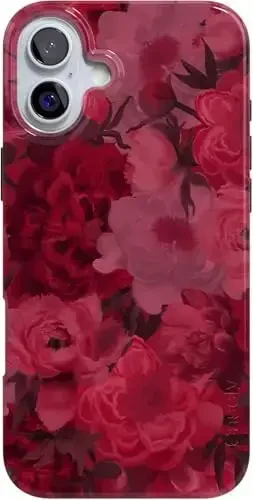 Casely iPhone 16 Case | Romance Novel | Moody Floral | Compatible with MagSafe | Classic Ultra-Slim Case 