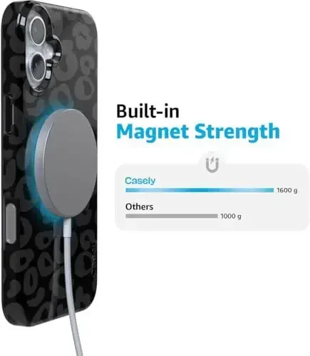 Casely iPhone 16 Case | Beige Garden | Neutral Floral | Classic Ultra Slim Case Design | Compatible with MagSafe - 6