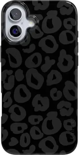 Casely iPhone 16 Case | Into The Wild | Black Leopard | Classic Ultra Slim Case Design | Compatible with MagSafe 