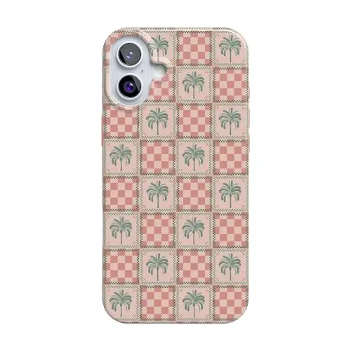 Casely iPhone 16 Case | The Social Club | Palm Beach Floral | Compatible with MagSafe | Classic Ultra Slim Design - 1