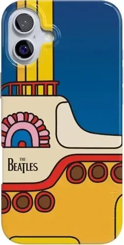 Casely iPhone 16 Case | Yellow Submarine | Beatles | Classic Ultra Slim Case Design | Compatible with MagSafe 
