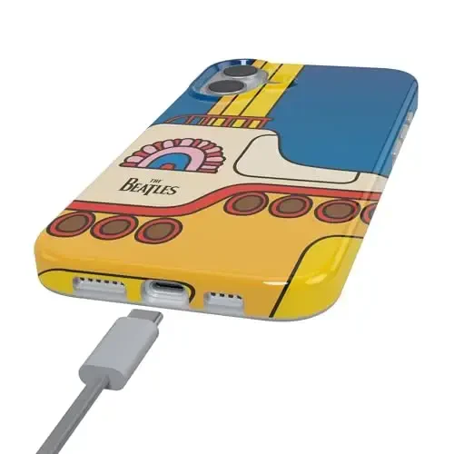 Casely iPhone 16 Case | Yellow Submarine | Beatles | Classic Ultra Slim Case Design | Compatible with MagSafe - 6