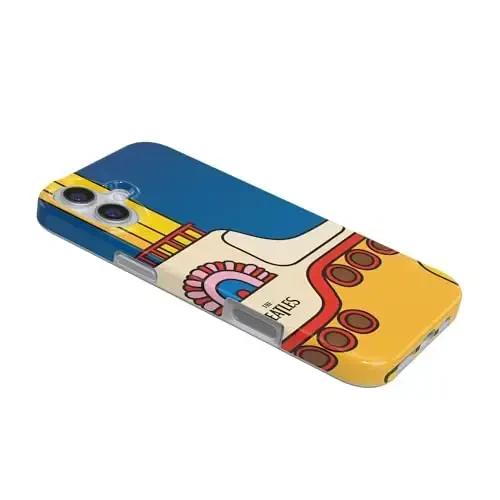 Casely iPhone 16 Case | Yellow Submarine | Beatles | Classic Ultra Slim Case Design | Compatible with MagSafe - 7