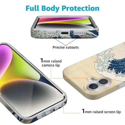Casely iPhone 16 Case | The Great Wave | The Met Museum | Compatible with MagSafe | Classic Ultra Slim Design - CASELY (1)