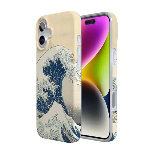 Casely iPhone 16 Case | The Great Wave | The Met Museum | Compatible with MagSafe | Classic Ultra Slim Design - 3