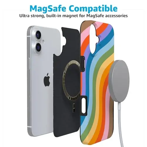 Casely iPhone 16 Kılıfı | Herkes İçin Aşk | Gökkuşağı Gururu | MagSafe ile Uyumlu | Klasik Ultra İnce Tasarım - 4