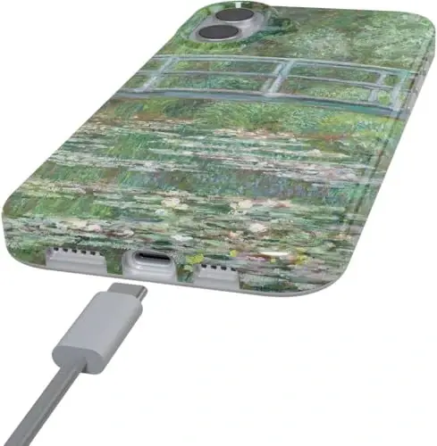 Casely iPhone 16 Case | Monet’s Bridge | Limited Edition Phone Case | Classic Ultra-Slim Design | Compatible with MagSafe - MODAZONE (1)