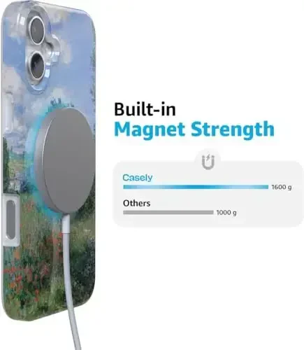 Casely iPhone 16 Case | Monet's View | Limited Edition | Classic Ultra Slim Case Design | Compatible with MagSafe - 6