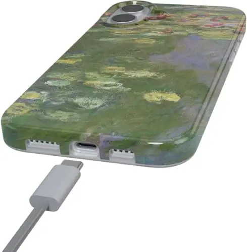 Casely iPhone 16 Case | Monet’s Water Lilies | Limited Edition Phone Case | Classic Ultra-Slim Design | Compatible with MagSafe - MODAZONE (1)