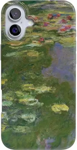 Casely iPhone 16 Case | Monet’s Water Lilies | Limited Edition Phone Case | Classic Ultra-Slim Design | Compatible with MagSafe - CASELY