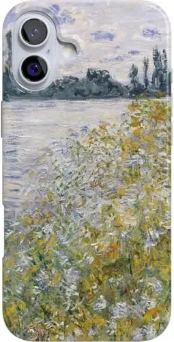 Casely iPhone 16 Case | Monet's Summer Landscape | The Met Series | Classic Ultra Slim Case Design | Compatible with MagSafe - 1