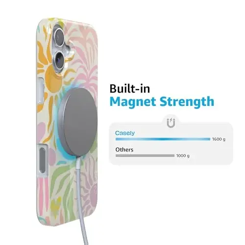 Casely iPhone 16 Case | Oasis | Pura Vida | Compatible with MagSafe | Classic Ultra Slim Design - 4