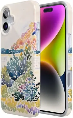 Casely iPhone 16 Case | Calm Waters | The Met Series Case | Classic Ultra-Slim Design | Compatible with MagSafe - 4