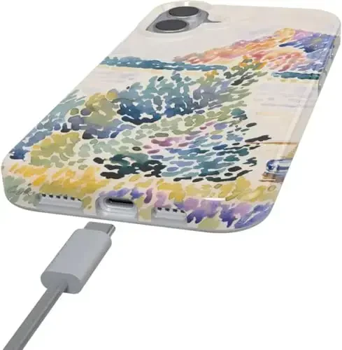 Casely iPhone 16 Case | Calm Waters | The Met Series Case | Classic Ultra-Slim Design | Compatible with MagSafe - 2