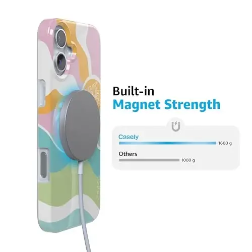Casely iPhone 16 Case | Tropical Dreams | Pura Vida | Compatible with MagSafe | Classic Ultra Slim Design - 6