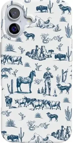 Casely iPhone 16 Case | Wild West Adventure | Desert | Classic Ultra Slim Case Design | Compatible with MagSafe - MODAZONE