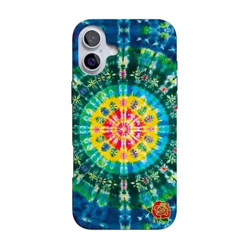 Casely iPhone 16 Case | Veneta Tapestry | Grateful Dead Tie Dye | Classic Ultra Slim Design 