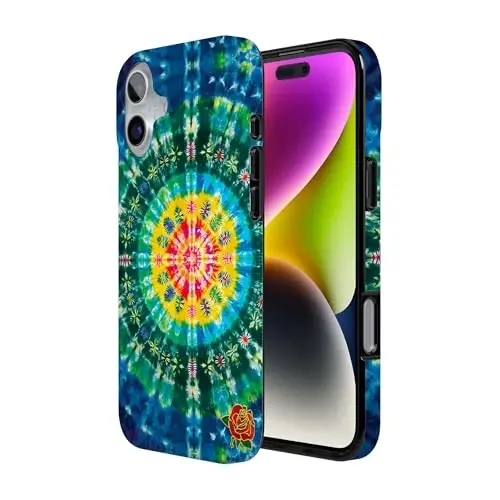 Casely iPhone 16 Case | Veneta Tapestry | Grateful Dead Tie Dye | Classic Ultra Slim Design - 3