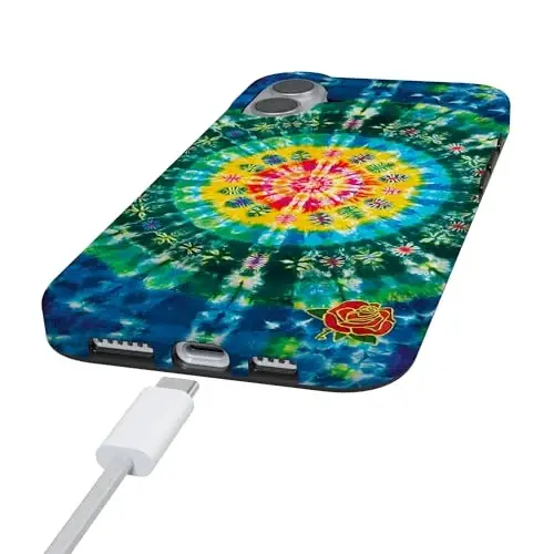 Casely iPhone 16 Case | Veneta Tapestry | Grateful Dead Tie Dye | Classic Ultra Slim Design - 5