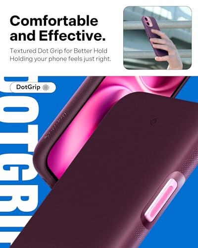 Caseology Nano Pop Mag for iPhone 16 Kılıfı [Magsafe ile Uyumlu İkili Katmanlı Silikon Kılıf] Askeri Dereceli Düşme Testi (2024) - Burgundy Bean - 5