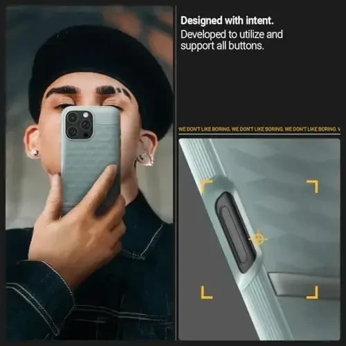 Caseology Parallax Mag for iPhone 16 Pro Case [Magsafe bilan mos keladigan yaxshilangan ergonomik dizaynli g'ilof] Harbiy standart bo'yicha tushish sinovidan o'tgan (2024) - Adaçayı yashili - 4