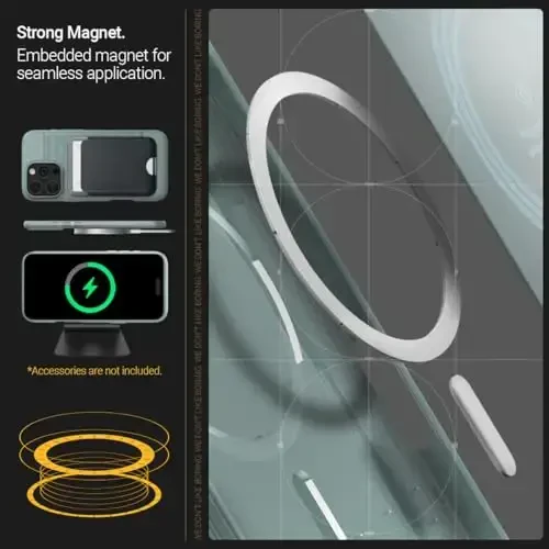 Caseology Parallax Mag for iPhone 16 Pro Case [Magsafe bilan mos keladigan yaxshilangan ergonomik dizaynli g'ilof] Harbiy standart bo'yicha tushish sinovidan o'tgan (2024) - Adaçayı yashili - 7
